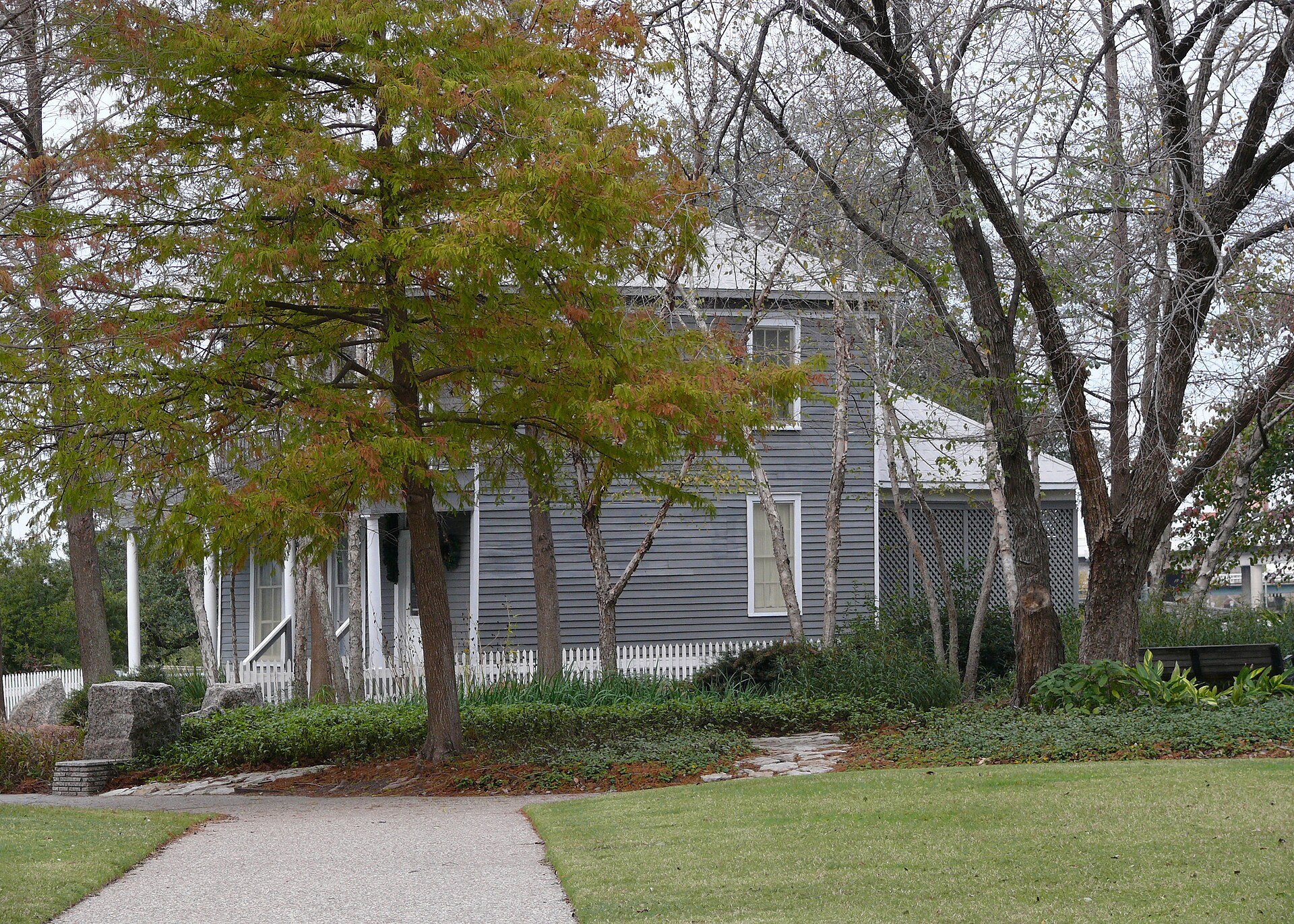 Historic Jack Yates House, relocated from Freedmen's Town to Sam Houston Park