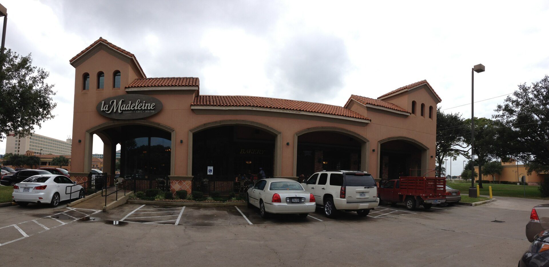 Cafe exterior on Westheimer Road near Gessner in west Houston